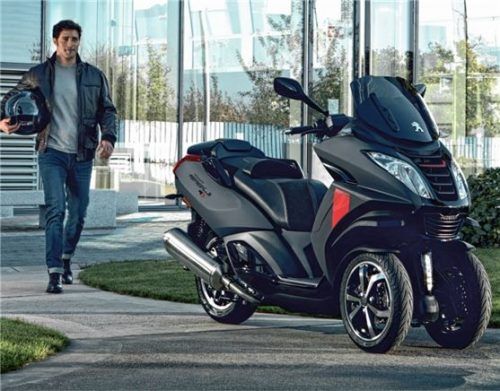 Motorradfeeling auf drei Rädern.Foto Peugeot Scooters /trd/spp-o