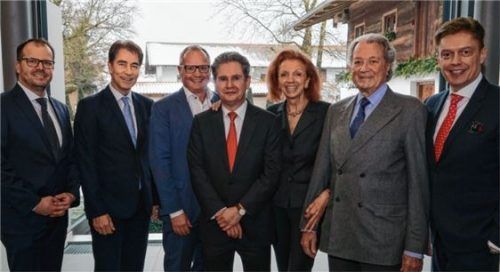 Marina und Toni Meggle im Frühjahr 2018. Marina Meggle ist der Belegschaft im November 2017 als Nachfolgerin präsentiert worden. Die Familienstiftung wurde kurz darauf aufgelöst. Fotos re