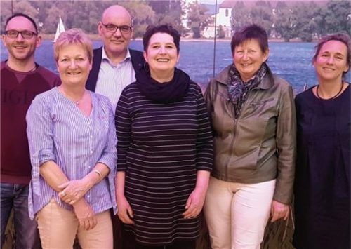 Sie bilden den Kreisvorstand der Grünen: Klaus Wimmer, Martina Visser, Hubert Lingweiler, Steffi König, Brunhilde Rothdauscher und Ulla Zeitlmann (von links). Nicht auf dem Bild ist Eduard Huber.Foto Reinthaler