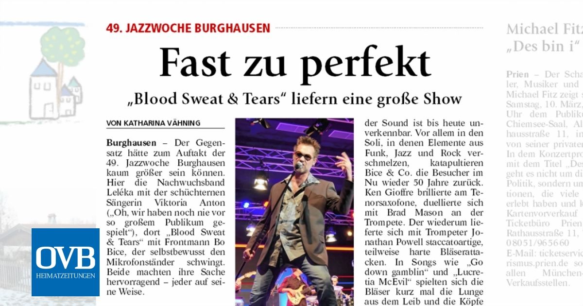 Fast zu perfekt - OVB Heimatzeitungen