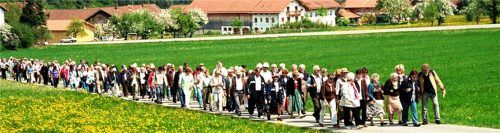 Sowohl geistlicher Weg wie besinnlicher Spaziergang: Der Emmaus-Gang mit dem Volksmusikarchiv. Foto re