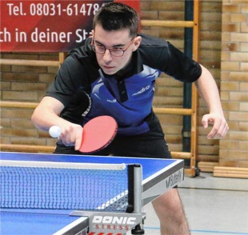 Trotz der beiden Punkte durch Michael Kaffl mussten Heufelds Buben eine 2:4 Finalniederlage hinnehmen.Foto Erlich