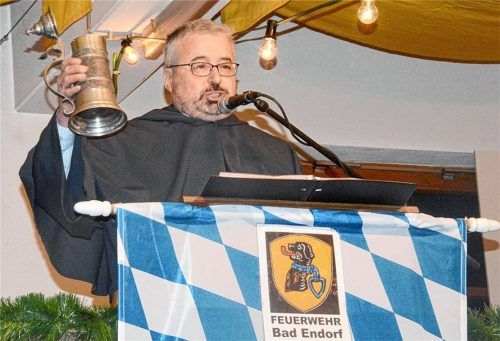 Verständnis mit Augenzwinkern: Bruder Barnabas zeigte sich von seiner milden Seite. Fotos Ammelburger