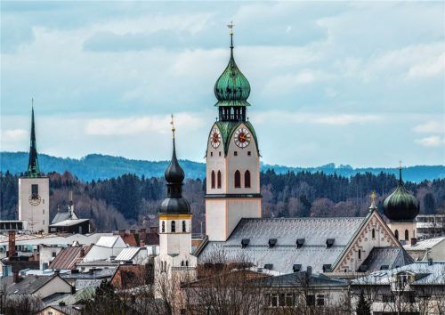Vier Kirchen auf einen Blick