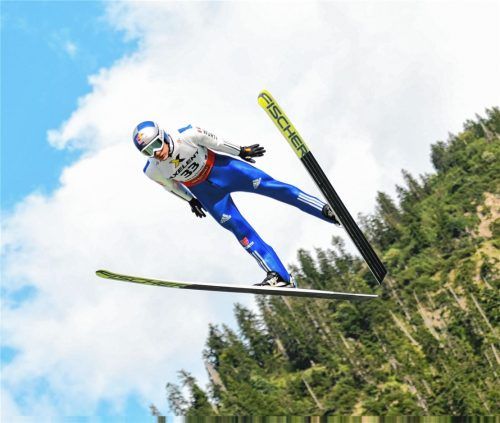 Wenn sein Körper mitspielt, dann geht Jakob Lange jetzt auch mal auf die Schanze.Foto Eggert