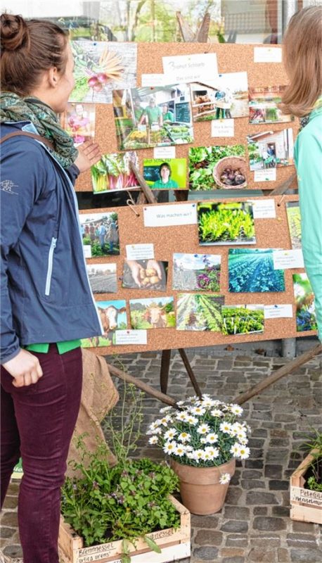 Bioprodukte für Haus und Garten wurden angeboten.