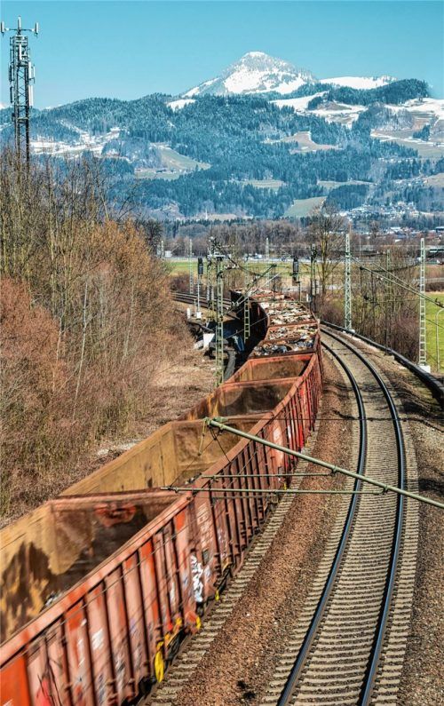 Die bestehende Bahntrasse im Inntal.Foto stephan