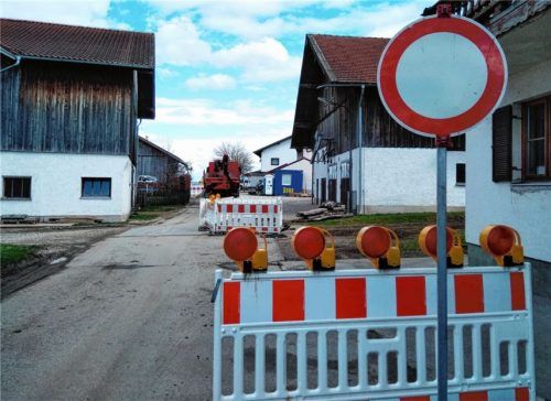 Die bestehenden Wasserleitungen werden in Westerndorf erneuert.Foto erzbäck