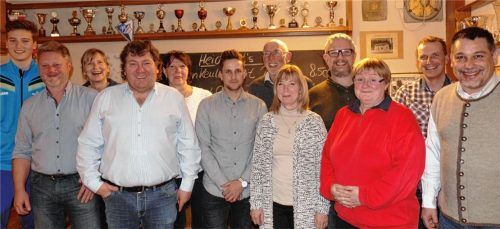 Die neue Vorstandschaft des ASV Kiefersfelden.Foto re