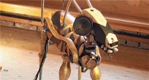 Die „Robogeis“ von Jakob Theileis gefiel Kindern und erwachsenen Betrachtern.