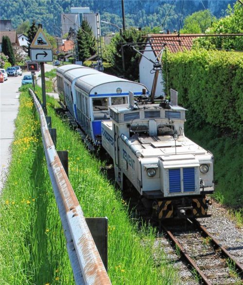 Die Wachtl-Bahn auf ihrem Weg ins Aus.Fotos  Hoffmann