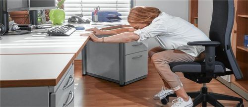 Entspannung für die Wirbelsäule. Foto Orthomol