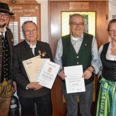 Willi Zaiser und Anton Schießl geehrt