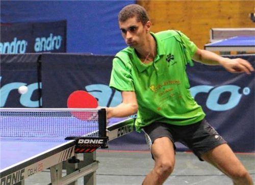 Florian Ludwig hatte nicht seinen besten Tag erwischt, erkassierte im Doppel wie auch im Einzel zwei unglückliche Niederlagen.Foto Erlich