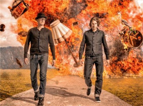 Heizt dem Publikum ein: Guten A-Band.