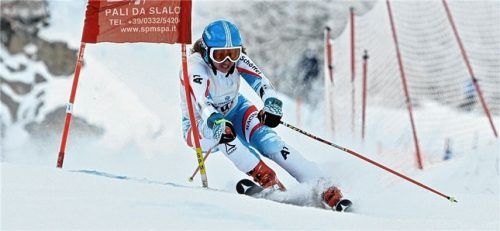 Karin Maier (SV Haiming) gewann in Serre Chevalier beim FMC-Finale beide Rennen und sicherte sich damit auch den Gesamtsieg in ihrer Klasse C4.Foto privat