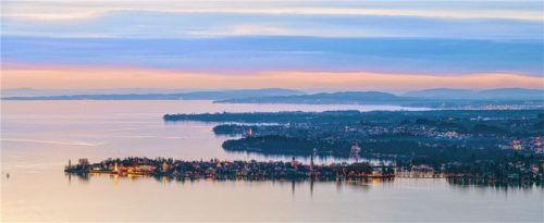 Lindau liegt am östlichen Ufer des Bodensees, im Dreiländereck von Deutschland, Österreich und der Schweiz. Foto Wolfgang Schneider, Lindau Tourismus
