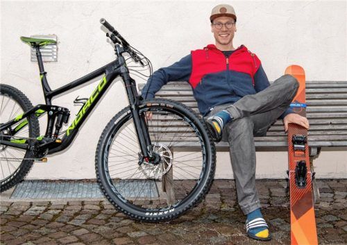 Moritz Geisreiter wird nach eigenen Worten kein Sport-Rentner: Er tauscht nur Rad und Ski gegen die Schlittschuhe, allerdings ohne Wettkämpfe. Fotos  Wukits