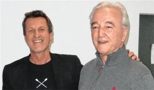 Neuer sowie bisheriger Vorsitzender: Knut Hoffmann (links) und Sepp Wagner.Fotos  re