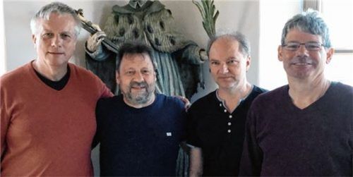 Pokalsieger Rosenheimer Schachverein: Wolfram Inngauer, Leo Schenk, Andreas Geltinger und Peter Braun (von links).