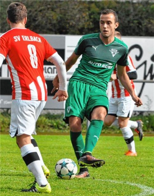 Robert Hügel und der SB/DJK Rosenheim möchten heute im Heimspiel gegen Kastl nachlegen.Foto Neumeier