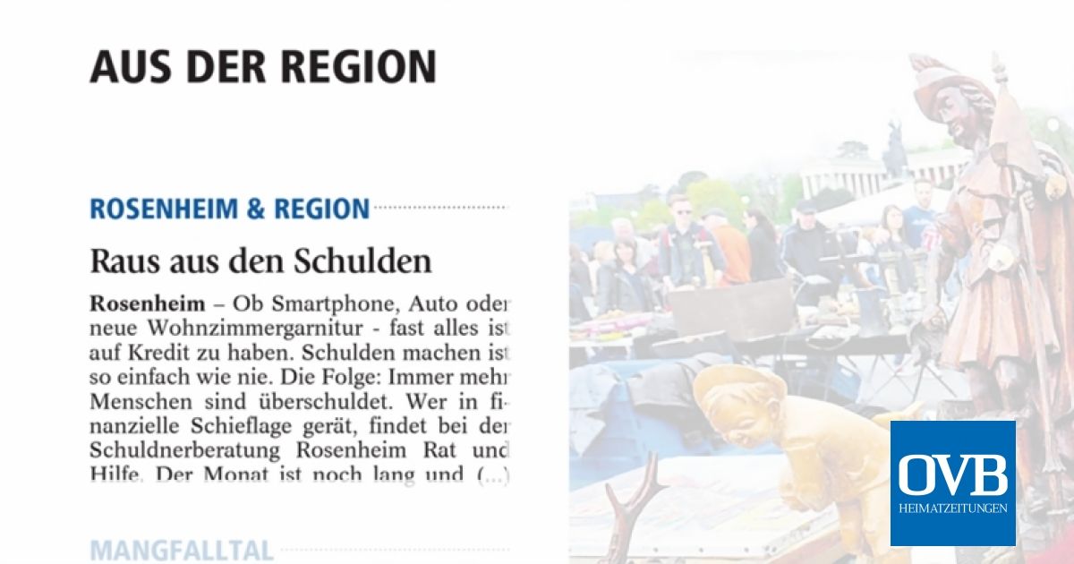 wie komme ich aus schulden raus
