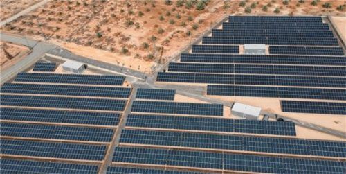 Solarstrom: Der Solarpark in Jericho, erbaut von der Schletter Group. Foto re