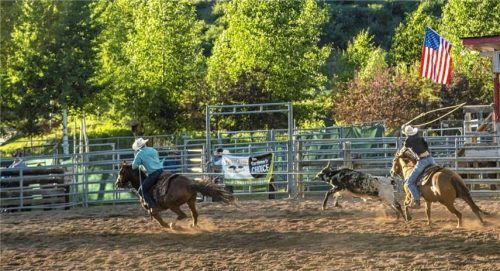 Spaß und Spannung für Groß und Klein beim Snowmass Rodeo. Foto Hal Williams