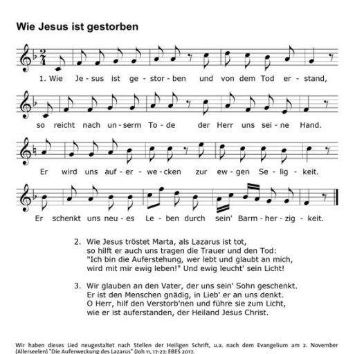 Viele geistliche Volkslieder sind in dem nun erweiterten Liederheft „O reichet mir den Wanderstab“ enthalten. re