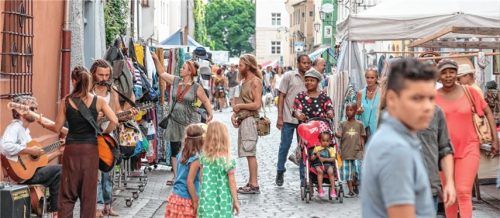 Wasserburg feiert: Bei den Festen in der Altstadt geht es bunt und gesellig her. Foto  cater
