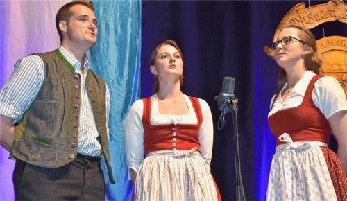 Zärtlich und sehnsüchtig sang der „Afelder Dreigsang“ aus Wildschönau in Tirol. Foto Schlecker