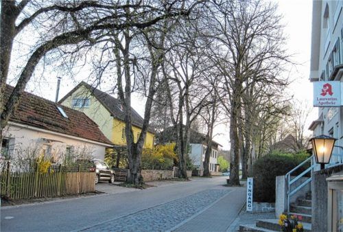 Zweifel herrschten im Gemeinderat vor, ob an dieser Stelle auf der linken Straßenseite ein knapp 50 Meter langes dreistöckiges Gebäude stehen sollte. Foto Graichen