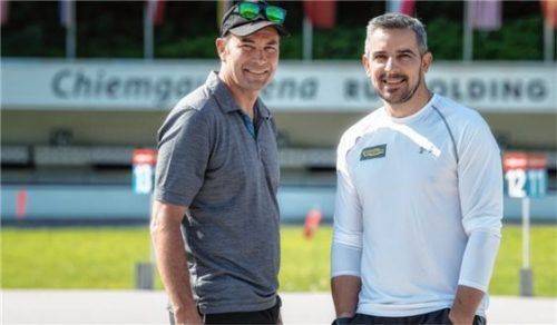 Co-Trainer Ludwig Gredler (links) und Chefcoach Ricco Groß. Foto  wukits