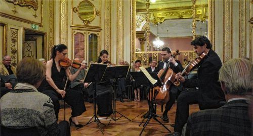 Das Minetti-Quartett rief in Neubeuern Begeisterungsstürme hervor. Foto füchtner