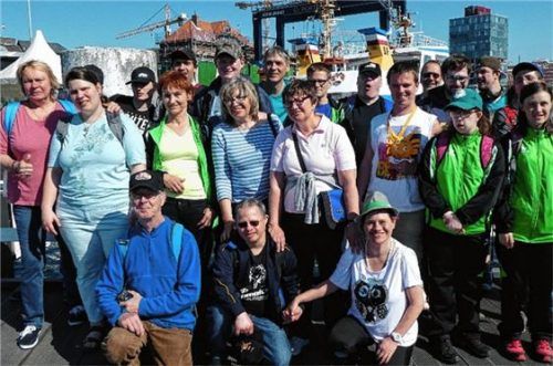 Die Rosenheimer Delegation bei den Special Olympics.