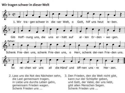 Ein Beispiel aus dem Liederheft des Volksmusikarchivs.