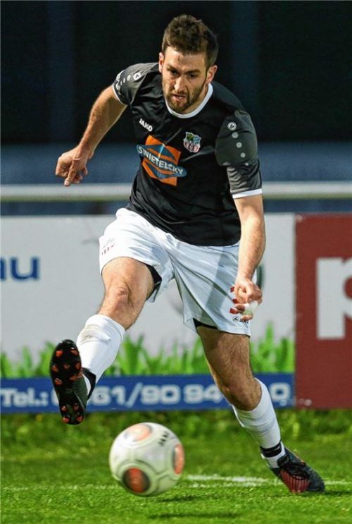 Sebastian Mayer erzielte Traunsteins Siegtor.Foto Weitz