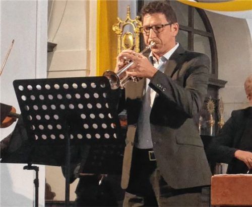 Solist auf der Trompete: Andreas Wörndl. Foto Kirchner