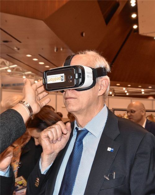 Spannend: Berufe mit der VR-Brille kennenlernen.Foto Schlecker