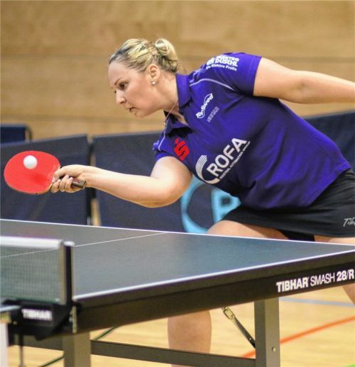 Svetlana Ganina sicherte mit ihrem Einzelsieg gestern Abend im letzten Spiel Kolbermoors 5:5-Unentschieden. Foto Erlich
