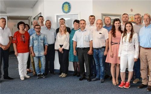 Ukrainische Delegation zu Gast in Bad Endorf.Foto amf