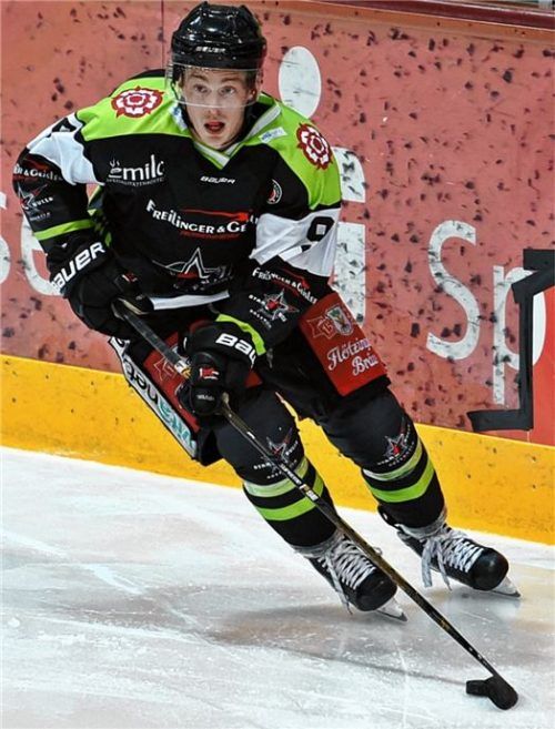 „Vorfreude auf die kommende Saison ist schon riesengroß“: Christoph Echtler spielt weiter für die Starbulls Rosenheim. Foto  Ziegler