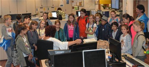 Astrid-Lindgren-Grundschule zu Besuch im Medienhaus