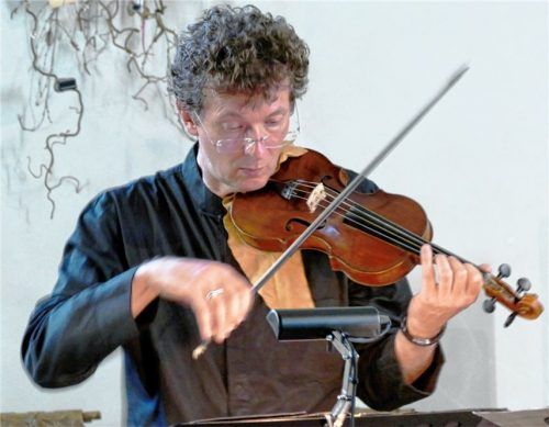 Christoph Mayer brillierte mit seiner Barockgeige. Foto Janka