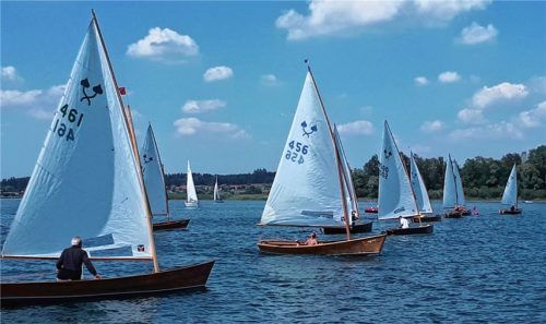 Die Chiemsee-Plätten beeindruckten wieder bei ihrer Regatta.