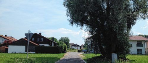 Die Jackelbergstraße (hier von der Farrenpointstraße her aufgenommen) soll verlängert werden und auf eine ebenfalls verlängerte Gärtnerstraße treffen. Foto Fleindl