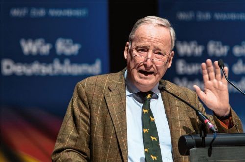 Hat er den Nationalsozialismus verharmlost? Der AfD-Parteivorsitzende Alexander Gauland sorgte mit einer Rede für bundesweite Empörung. Foto dpa