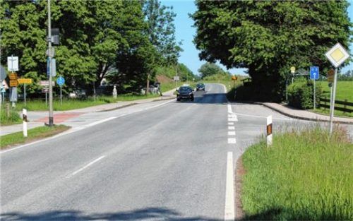 Hier fordern Anwohner eine Ampelanlage. Die wird nicht kommen, dafür aber wohl eine Verkehrsinsel. Foto stv