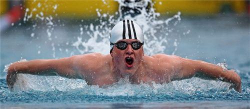 Jakub Goceliak (TSV 1860 Rosenheim) holte zwei Goldmedaillen.Foto  Bachun