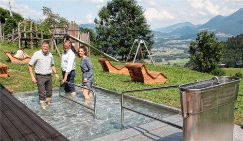 Kneipp-Becken und Flugjubiläum: Das Hocheck in Feierstimmung